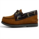 Scarpe da barca Sperry Uomo 2 Eye Marrone Autentico