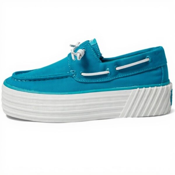 Sperry Piattaforma barca Donna Blu Plateau Gomma