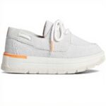 Sperry Scarpe da Barca Uomo Grigio Mesh Riciclato Augusta