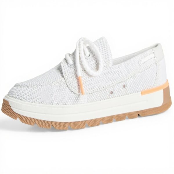 Sperry Scarpe da Barca Uomo Grigio Mesh Riciclato Augusta