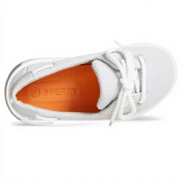 Sperry Scarpe da Barca Uomo Grigio Mesh Riciclato Augusta