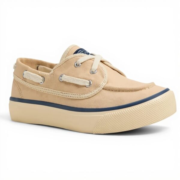 Mocassino Uomo Sperry Seamate Beige Chiaro Scarpe Barca