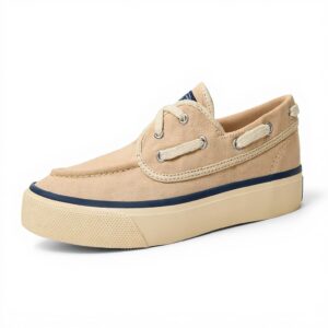Mocassino Uomo Sperry Seamate Beige Chiaro Scarpe Barca