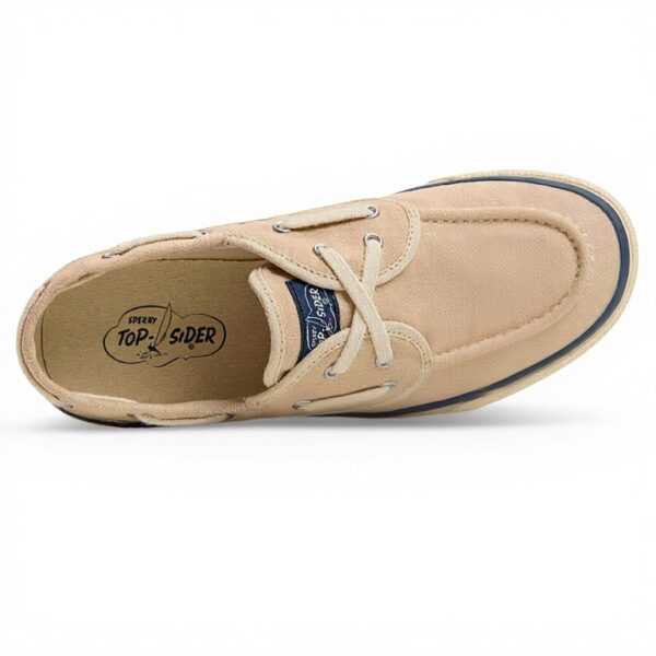 Mocassino Uomo Sperry Seamate Beige Chiaro Scarpe Barca