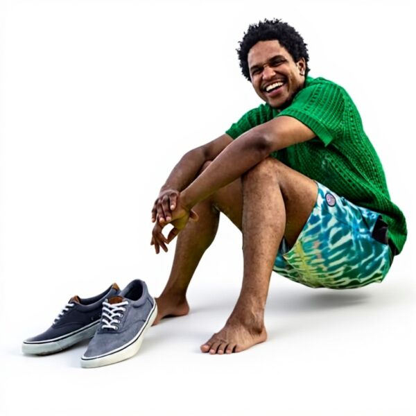 Sperry Striper II CVO Sneaker Uomo Tela Blu Navy Casual